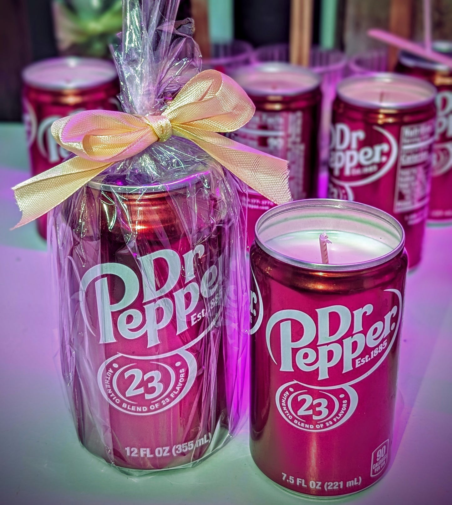 Dr. Pepper Candle